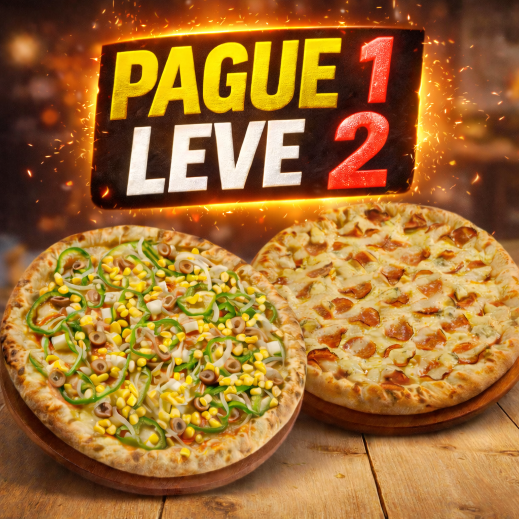 2 Pizzas GG + 1 Coca 2L (12 Fatias)